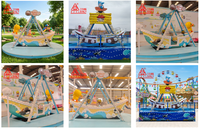 Manège Viking en fibre de verre robuste certifié CE, 12 places, pour intérieur et extérieur, idéal pour centres commerciaux et parcs d'attractions