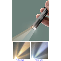 Lampe stylo médicale QXMOVING avec logo personnalisé, rechargeable par USB, lampe de diagnostic LED avec jauge pupillaire pour médecin et infirmière