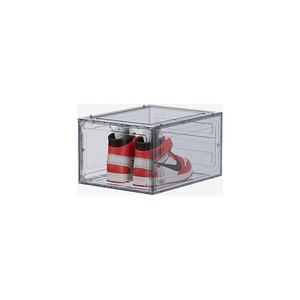 Transparent Shoe Box Storage Organizer Stackable Dustproof Cover For AJ Basketball Shoes High Heels Multi Layer Shoe Rack - Product Image 5