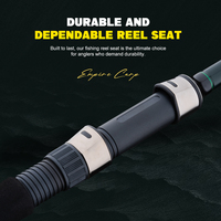 NOUVEAU Canne à pêche rapide en fibre de carbone 3 sections 3.6m/3.9m 3.5-4lb pour carpe de lac de rivière pour gros poissons
