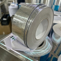 Ruban adhésif flexible en aluminium renforcé FSK pour systèmes de ventilation CVC, usage hospitalier et scolaire