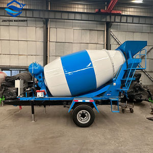 Remolque Personalizado de 1/2/<span class=keywords><strong>3</strong></span> <span class=keywords><strong>Ejes</strong></span> con Mezcladora de Concreto Autocargable, Tanque de Remolque con Descarga Automática, Camión Mezclador de Cemento con Tambor Basculante - Product Image 4