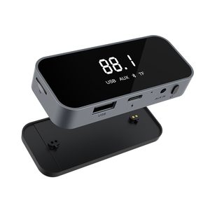 Bộ Điều Chế FM Năng Lượng Mặt Trời Cho Xe Hơi Aux BT 2023 Sạc Nhanh USB Type-C Thiết Kế Mới 5.0 Bluetooth Có Điều Khiển Từ Xa - Product Image 2