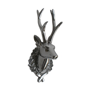 Figurine murale en fonte d'aluminium tête de cerf garniture de tête de cerf - Product Image 1