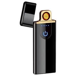 Сенсорный экран считывания мини USB зарядка Зажигалка зарядки для творческих личностей реклама подарок электронная сигарета зажигалка