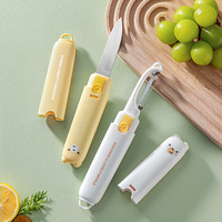 Huismerk Ecologisch Plastic Schilmesje Creatief Dubbelzijdig Multifunctioneel Schilmesje 2-in-1