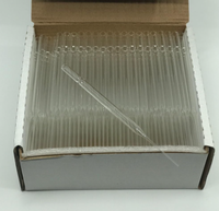 Pipette Pasteur en verre à haute teneur en borosilicate de 230mm stérilisée de 3ml
