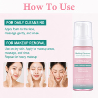 Nettoyant Moussant Visage Personnalisé OEM à la Niacinamide et à la Calamine, Nettoyant Démaquillant Micellaire Lift-Away, Mousse Nettoyante à Bulles pour la Barrière Cutanée