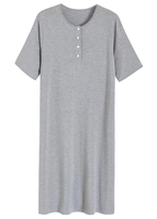 Vente d'usine robes de nuit pour femmes chemise de nuit en bambou robe de nuit en coton pour femmes robe de nuit en coton modal pour femmes