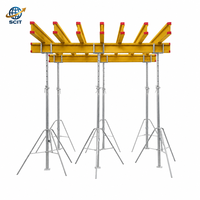 Support de coffrage métallique réglable en acier Q235 peint, robuste, de type espagnol, pour la construction en gros