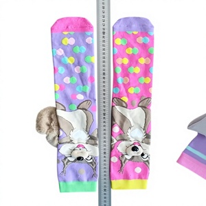Chaussettes douillettes pour femmes et filles, chaussettes pantoufles à motif <span class=keywords><strong>chat</strong></span>, chaussettes de sol fantaisie 3D, chaussettes épaisses et chaudes en tricot créatif - Product Image 6