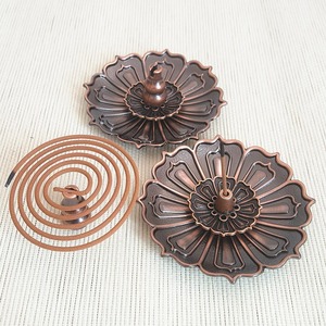 Porte-<span class=keywords><strong>encens</strong></span> Lotus en laiton avec cascade reflux bâtons de brûleur d'<span class=keywords><strong>encens</strong></span> en métal pour la méditation Yoga décor maison - Product Image 4