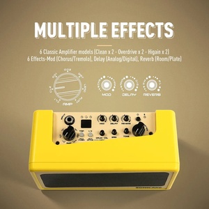 Amplificador <span class=keywords><strong>de</strong></span> Guitarra Mini SONICAKE QAM-50 para Múltiples <span class=keywords><strong>Efectos</strong></span>, Todo en Uno, Ligero, Alimentado por 3 Pilas AA, con Botón - Product Image 3