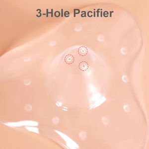 Protège-sein en silicone ultra-fin, dernier design, avec pochette de rangement, sans BPA, sûr pour les <span class=keywords><strong>nouveau</strong></span>-nés, type manuel - Product Image 2