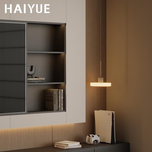 HAIYUE <strong>TV</strong> Cabinet Wooden Floating Design with <strong>Ambient</strong> LED Lighting for Night-time Mood Decoration - Product Image 3