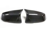Coque de rétroviseur latéral en fibre de carbone sèche style M pour TOYOTA SUPRA A90 A91 2018+ (remplacement)