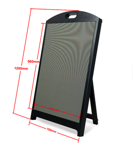 ป้ายไฟ LED เคลื่อนที่กลางแจ้ง กันน้ำ ขนาด 640x960 มม. พร้อมหน้าจอแสดงเมนูแบบตั้งพื้น ควบคุมผ่านแอปพลิเคชัน สำหรับร้านอาหาร ร้านค้า และการโฆษณา - Product Image 6