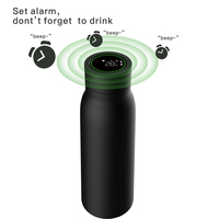 Thermos en acier inoxydable avec affichage numérique de la température, bouteille d'eau intelligente avec rappel pour boire de l'eau, pour l'extérieur