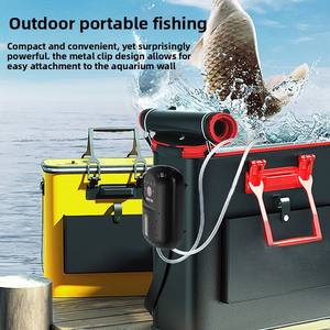 Xilong DC-228 OEM Sessiz Yüksek Basınçlı Şarj Edilebilir Akvaryum Oksijen Pompası 1 Yıl Garantili - Product Image 6