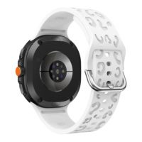 Correa de Reloj de Silicona con Grabado de Leopardo para Samsung Galaxy Watch 8 40/44mm Watch 8 Classic