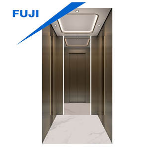 Lift Penumpang FUJICL Bersertifikat CE, Lift Mobil Modern AC untuk 6 Orang, Apartemen, Hotel, <span class=keywords><strong>Supermarket</strong></span>, Kapasitas 1000Kg, Ruang Mesin di Atas Lantai - Product Image 2
