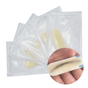 Parche de Hidrogel para Práctica de Cejas, Piel Sintética para Microblading PMU, para Clases de Entrenamiento de Cejas - Product Image 1