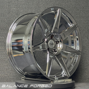 Rines de Aleación Forjados Multirradio Cromados Pulidos Personalizados, Cóncavos Profundos 5x114.3 5x120 para BMW M3 M4 M5 Tesla <span class=keywords><strong>Ford</strong></span> <span class=keywords><strong>Mustang</strong></span> Tuning - Product Image 4
