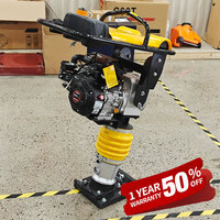 Compacteur vibrant industriel pour la construction routière, haute efficacité, 6,5 CV