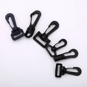<b>Plastic</b> <b>Hook</b> Buckles Black 1-5cm For Bag Luggage Accessories Swivel Connectors Webbing <b>Hooks</b> Backpack Clips Spring 2024 - Product Image 2