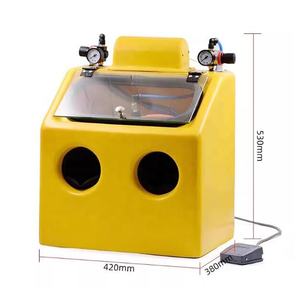 <span class=keywords><strong>Sableuse</strong></span> portative pour éliminer la <span class=keywords><strong>rouille</strong></span>, l'huile et les impuretés, type boîte, sablage fin, machine de sablage dentaire - Product Image 2