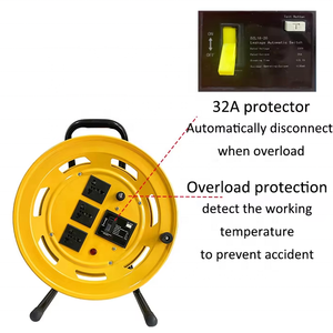 بكرة سلك سلك بحبل 100F مع سلك تمديد للخدمة الشاقة - Product Image 2