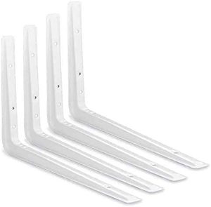 L <b>Shelf</b> Bracket Heavy Duty Rustic Iron Metal Scaffold <b>Black</b> Wall Floating <b>Shelf</b> Bracket - Product Image 3