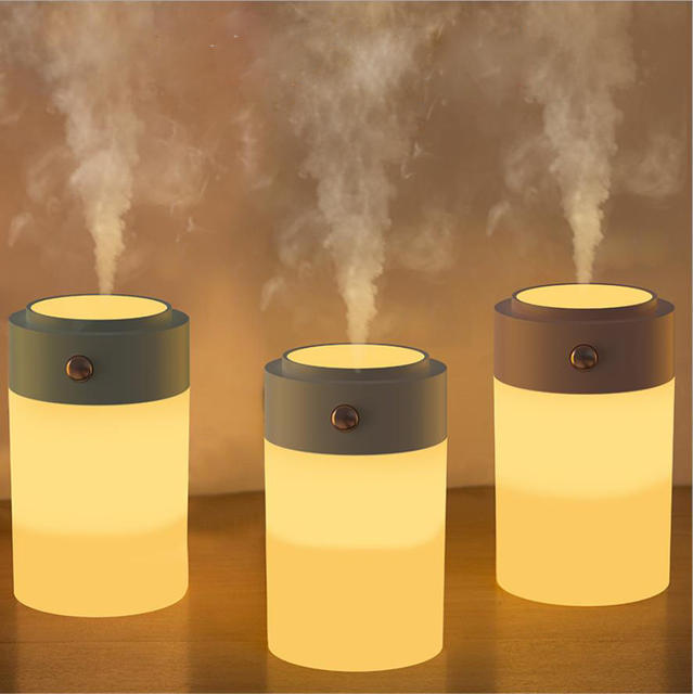 New Simple Style Humidifier Color Portable Ultrasonic air Diffuser with Light Aromatherapy Machine