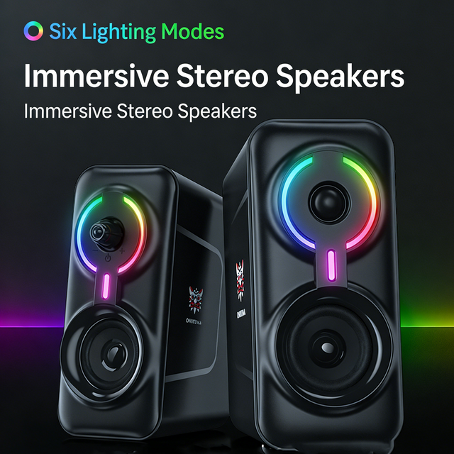 Wireless Subwoofer Speaker Computer Wired Home Desktop Heavy Bass Gaming Audio System