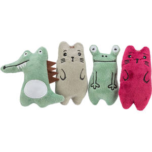 Jouets interactifs pour animaux de compagnie, animaux en peluche de 11 cm, pour chats et chiens, peluche douce, plaisir de jeu - Product Image 1