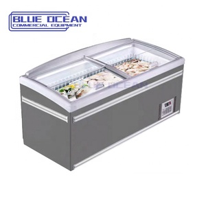 Siêu Thị Thương Mại Duy Nhất Nhiệt Độ <span class=keywords><strong>Ice</strong></span> Cream Đảo Tủ Đông Phẳng Đảo Tủ Đông Cho Thực Phẩm Đông Lạnh Lưu Trữ - Product Image 4