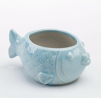 Pot de fleurs animal marin mignon dessin animé coquille de baleine succulente Pot de fleur ornements petit conteneur de plantes pour bureau décor à la maison