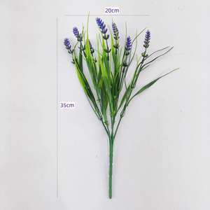 Fleurs artificielles <span class=keywords><strong>pas</strong></span> chères, grandes plantes de lavande, décorations tropicales, panneaux de plafond, bouquets de fleurs artificielles - Product Image 3