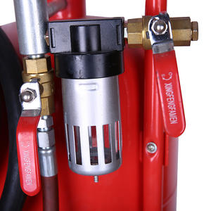 Prix d'usine : Sableuse à réservoir, machine de sablage 10 gallons (40 litres), 60-125 PSI, 6-25 CFM, roulettes directionnelles 2x6 pouces - Product Image 5