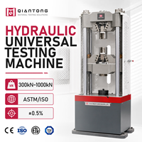 Máquina de Ensayo Universal Electrohidráulica WAW-600C Servo UTM 500kN con Control por Computadora para Materiales Metálicos