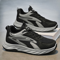 Chaussures de sport pour hommes, légères, respirantes, durables, design absorbant les chocs, prix de gros direct d'usine, chaussures décontractées