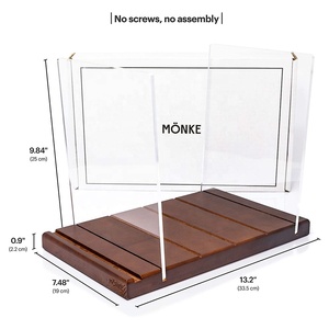 Customized Mid-Century Style Commercial Dvd Cd <strong>Storage</strong> Racks Holder Organizer 50 <strong>LP</strong> Capacity Vinyl Record <strong>Storage</strong> - Product Image 3