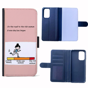 La fabbrica fornisce custodia per telefono in pelle sublimazione in bianco con custodia personalizzata in pelle sintetica per Samsung <span class=keywords><strong>A23</strong></span> - Product Image 1