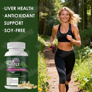 Vitahealthy OEM/ODM nhãn hiệu riêng nhà máy cung cấp cây kế sữa viên nang với bồ công anh gốc cho sức khỏe cơ thể trục xuất của độc tố - Product Image 4