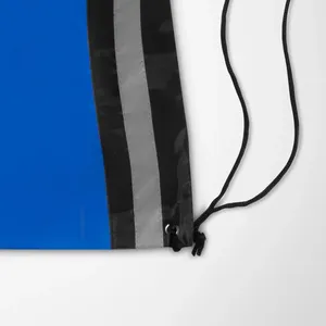 Borsa con Coulisse in Poliestere con Striscia Riflettente, Zaino Sportivo Personalizzato Stampato, Leggero per Fitness e Viaggi - Product Image 5