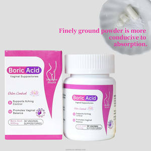 Supositorios de Ácido Bórico al Por Mayor Píldoras para Limpieza Vaginal Cápsulas para Balance de pH Vaginal Pops Supositorios <span class=keywords><strong>Vaginales</strong></span> Píldoras de Goteo Vaginal - Product Image 1