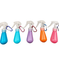Flacon pulvérisateur PET miniature de 60 ml à clipser, conteneur portable rechargeable pour alcool, désinfectant, liquides de soin de la peau