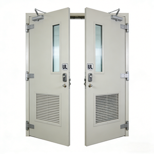 Porte coupe-feu professionnelle en acier, norme européenne, résistance 2 heures, pour hôtels, centres commerciaux, hôpitaux, écoles, résidences, sous-sols, cinémas et évacuations - Product Image 6