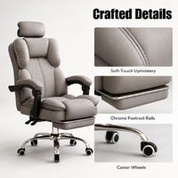Chaise pivotante en PU pour le confort de la maison moderne Chaise de bureau inclinable pour les sports électroniques Dossier Canapé sédentaire pour dortoir Apprentissage par diffusion en direct
