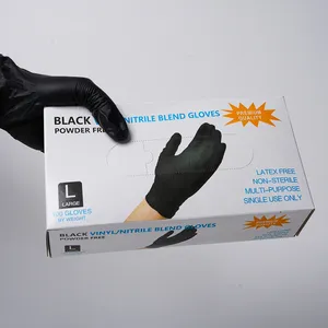 100 gants jetables en nitrile, épais et durables, pour le nettoyage domestique, sans latex, pour le nail art - Product Image 6